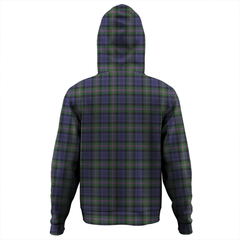 Clan Baird Modern Tartan Hoodie Crest SAY2F7MP-1 Baird Modern Tartan Hoodies