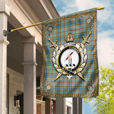 Clan Balfour Blue Tartan Crest Garden Flag - Celtic Thistle XU63 Clan Balfour Tartan Today
