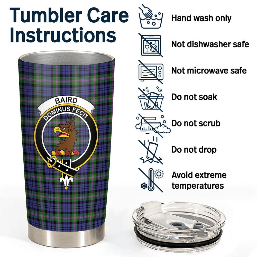 Clan Balfour Blue Tartan Crest Tumbler UX53 Clan Balfour Tartan Today