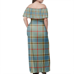 Clan Balfour Blue Tartan Hawaii Dress GB55 Clan Balfour Tartan Hawaii Dress