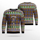 Clan Balfour Modern Crest Tartan Christmas Ugly Sweater QY94 Balfour Modern Crest Tartan Tartan Ugly Sweater