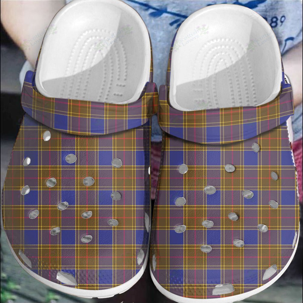 Clan Balfour Modern Tartan Clogs Classic HU53 Balfour Modern Tartan Tartan Today