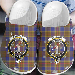 Clan Balfour Modern Tartan Crest Clogs Classic YD75 Balfour Modern Tartan Tartan Today