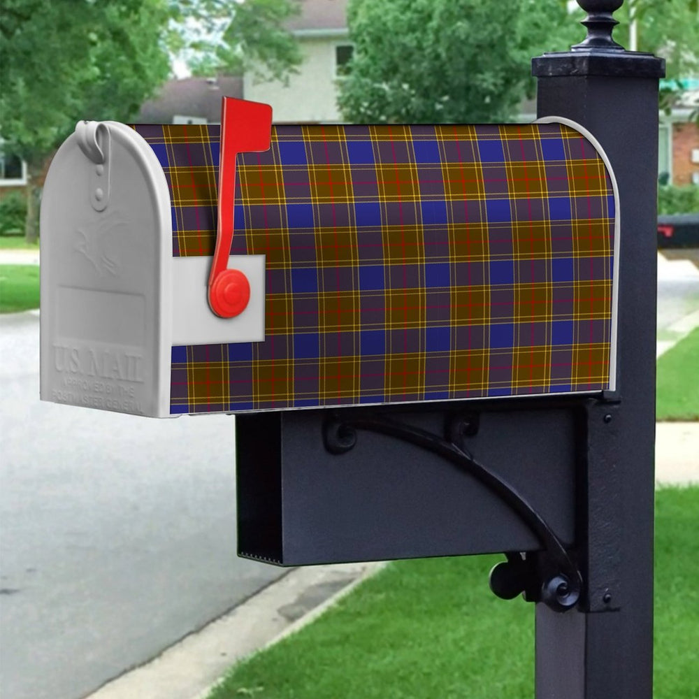 Clan Balfour Modern Tartan Crest Mailbox KB82 Clan Balfour Tartan Today
