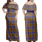 Clan Balfour Modern Tartan Hawaii Dress YW42 Clan Balfour Tartan Hawaii Dress