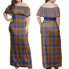 Clan Balfour Modern Tartan Hawaii Dress YW42 Clan Balfour Tartan Hawaii Dress