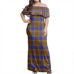 Clan Balfour Modern Tartan Hawaii Dress YW42 Clan Balfour Tartan Hawaii Dress