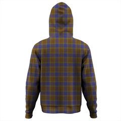 Clan Balfour Modern Tartan Hoodie Crest LR6WECTD-1 Balfour Modern Tartan Hoodies