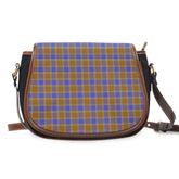 Clan Balfour Modern Tartan Saddle Handbags MX79 Clan Balfour Tartan Today