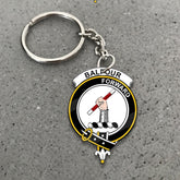 Clan Balfour Tartan Crest Keychain GV66 Clan Balfour Tartan Today