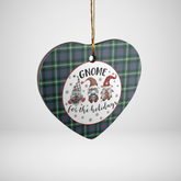 Clan Bannatyne 1 Tartan Gnome Heart Ceramic Ornament KM42 Bannatyne 1 Tartan Gnome Tartan Christmas