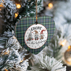 Clan Bannatyne 1 Tartan Gnome Heart Ceramic Ornament KM42 Bannatyne 1 Tartan Gnome Tartan Christmas