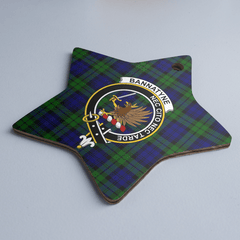 Clan Bannatyne 2 Tartan Crest Star Ceramic Ornament MZ40 Bannatyne 2 Tartan Tartan Christmas