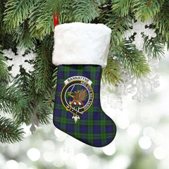 Clan Bannatyne Tartan Crest Christmas Stocking XK57 Bannatyne Tartan Tartan Stocking