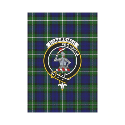 Clan Bannerman Tartan Crest Garden Flag