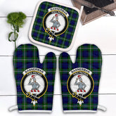 Clan Bannerman Tartan Crest Oven Mitt And Pot Holder (2 Oven Mitts + 1 Pot Holder) CV49 Clan Bannerman Tartan Today