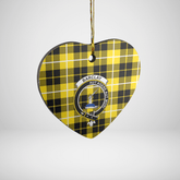 Clan Barclay Dress Modern Tartan Crest Heart Ceramic Ornament LF64 Barclay Dress Modern Tartan Tartan Christmas