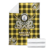 Clan Barclay Dress Modern Tartan Gold Courage Symbol Blanket AQ35 Clan Barclay Tartan Today