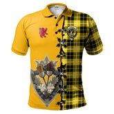 Clan Barclay Dress Modern Tartan Polo Shirt - Lion Rampant And Celtic Thistle Style RN74 Barclay Dress Modern Tartan Tartan Polo