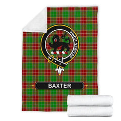 Clan Baxter Family Tartan Crest Blanket 3 Sizes BI96 Clan Baxter Tartan Today