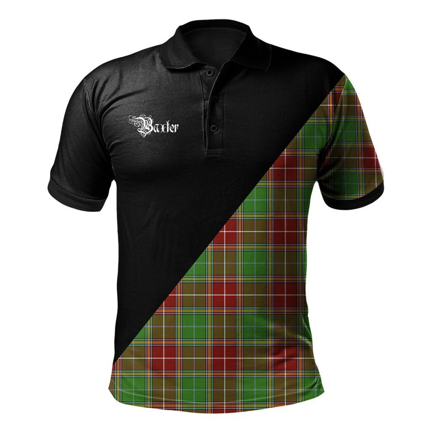 Clan Baxter Modern Clan - Military Polo Shirt UA25 Baxter Modern Tartan Tartan Polo
