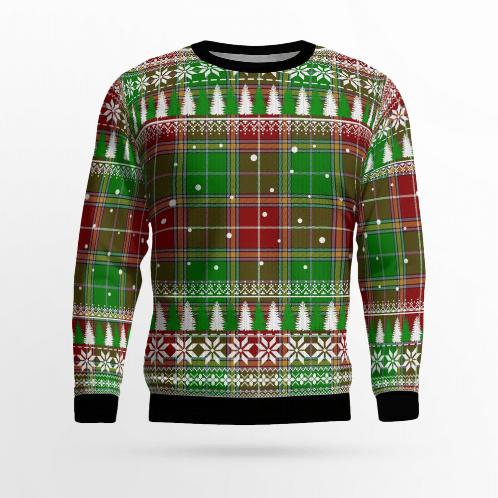 Clan Baxter Modern Tartan Christmas Ugly Sweater ZE66 Baxter Modern Tartan Tartan Ugly Sweater