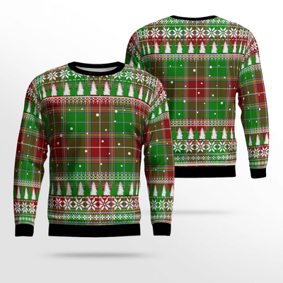 Clan Baxter Modern Tartan Christmas Ugly Sweater ZE66