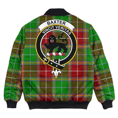 Clan Baxter Modern Tartan Crest Bomber Jacket QV93 Baxter Modern Tartan Tartan Bomber Jacket