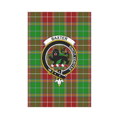 Clan Baxter Modern Tartan Crest Garden Flag HV58 Clan Baxter Tartan Today