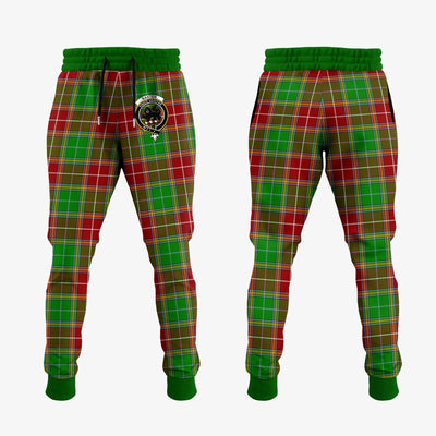 Clan Baxter Modern Tartan Crest Jogger Sweatpants