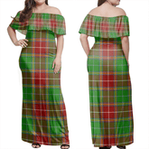 Clan Baxter Modern Tartan Hawaii Dress WI32 Clan Baxter Tartan Hawaii Dress