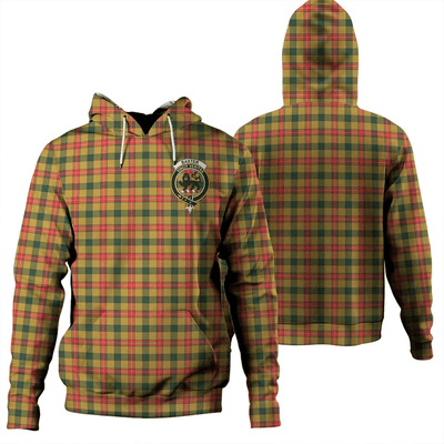 Clan Baxter Modern Tartan Hoodie Crest