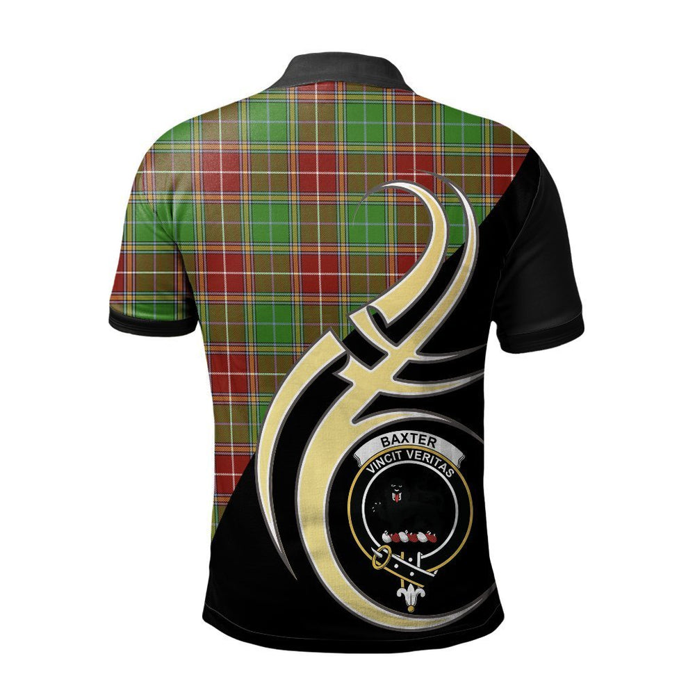 Clan Baxter Modern Tartan Polo Shirt - Believe In Me Style EQ93 Baxter Modern Tartan Tartan Polo
