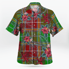 Clan Baxter Modern Tartan Scottish Lion Hawaiian Shirt YI98 Baxter Modern Tartan Tartan Hawaii Shirt