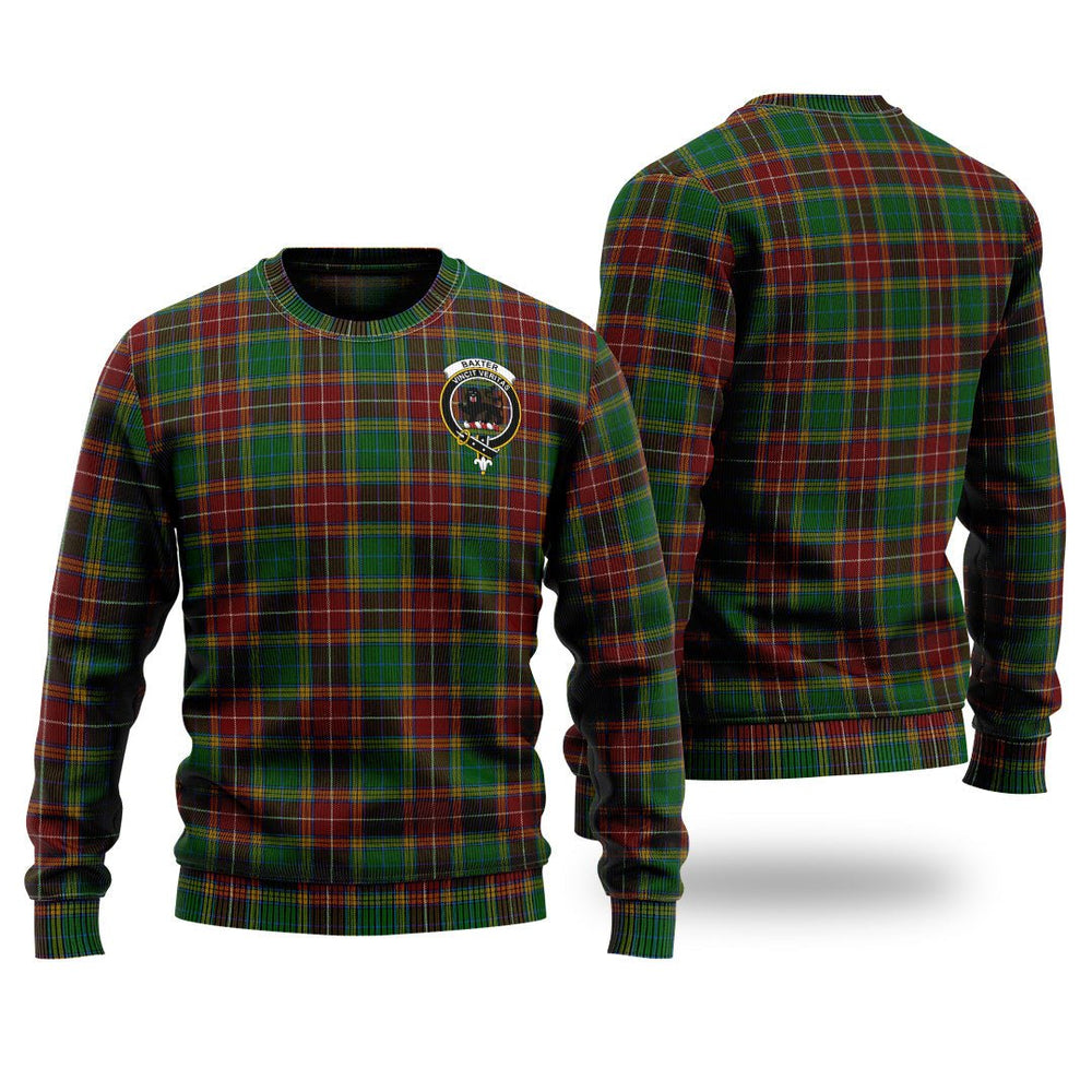 Clan Baxter Tartan Christmas Ugly Sweater PM80 Baxter Tartan Tartan Sweater