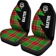 Clan Baxter Tartan Crest Flash Style Car Seat Cover TB42 Clan Baxter Tartan Today