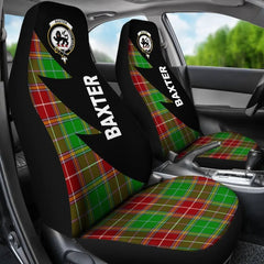 Clan Baxter Tartan Crest Flash Style Car Seat Cover TB42 Clan Baxter Tartan Today
