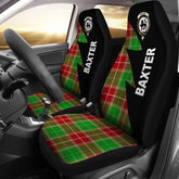 Clan Baxter Tartan Crest Flash Style Car Seat Cover TB42 Clan Baxter Tartan Today