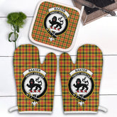 Clan Baxter Tartan Crest Oven Mitt And Pot Holder (2 Oven Mitts + 1 Pot Holder) VK43 Clan Baxter Tartan Today