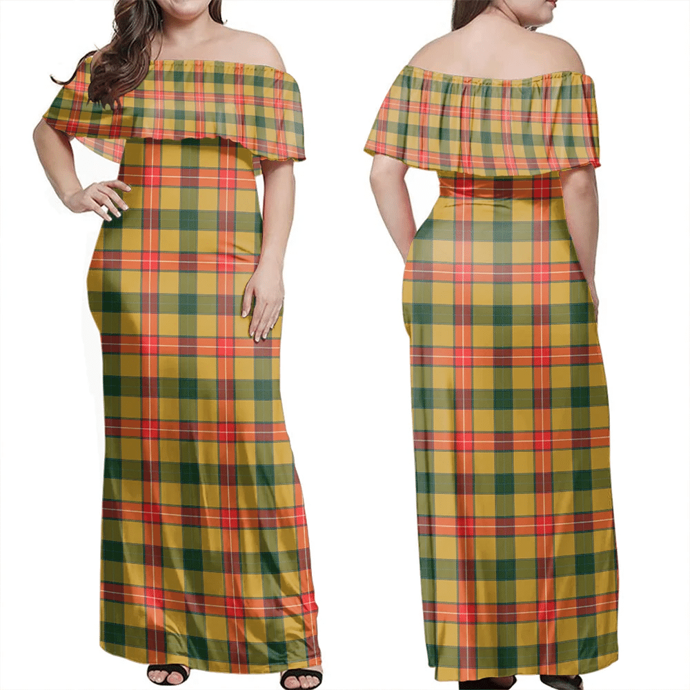 Clan Baxter Tartan Hawaii Dress LD64 Clan Baxter Tartan Hawaii Dress