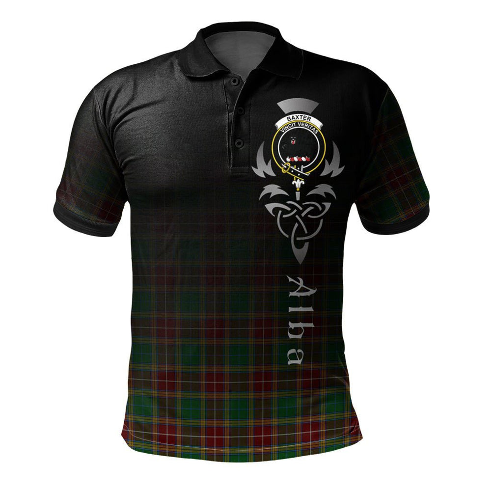 Clan Baxter Tartan Polo Shirt - Alba Celtic Style SD77 Baxter Tartan Tartan Polo