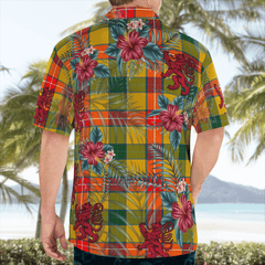 Clan Baxter Tartan Scottish Lion Hawaiian Shirt IW59 Baxter Tartan Tartan Hawaii Shirt