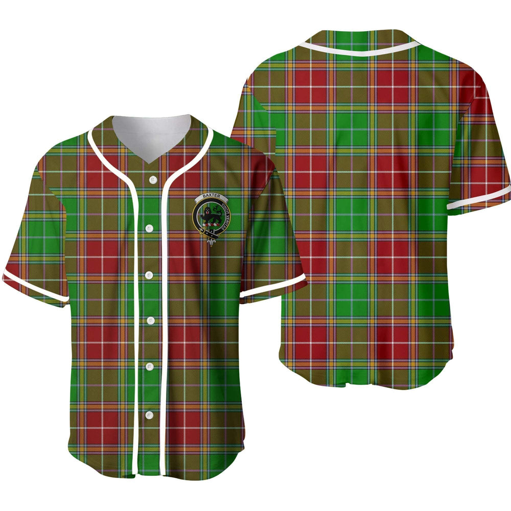 Clan Baxter Tartan Unisex Baseball Jersey NT27UG37 Clan Baxter Tartan Today