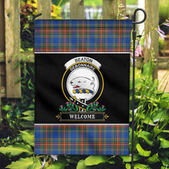 Clan Beaton Ancient Tartan Crest Garden Flag - Welcome AS64 Clan Beaton Tartan Today