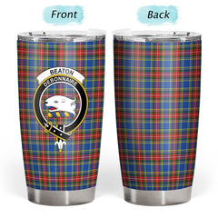 Clan Beaton Modern Tartan Crest Tumbler YP37 Clan Beaton Tartan Today