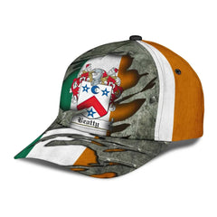 Clan Beatty Coat Of Arms II Irisharms - Irish Family Crest Classic Cap XL55 Beatty Coat Of Arms II Irisharms Irish Cap