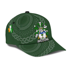 Clan Beirne Coat Of Arms - Irish Family Crest St Patrick's Day Classic CapJA17 Classic Cap - Beirne Coat Of Arms St Patrick's Day Classic Cap Irish Cap