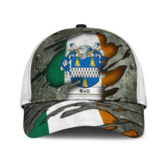 Clan Bell Coat Of Arms - Irish Family Crest Classic Cap JA16 Bell Coat Of Arms Irish Cap