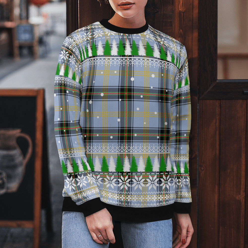 Clan Bell of the Borders Tartan Christmas Ugly Sweater OS12 Bell of the Borders Tartan Tartan Ugly Sweater