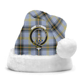 Clan Bell of the Borders Tartan Crest Christmas Santa Hat AC40 Bell of the Borders Tartan Tartan Santa Hat